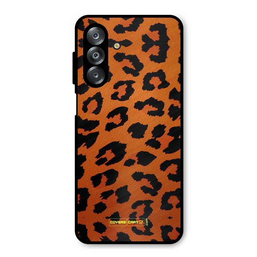 Leopard Metal Back Case for Galaxy A26
