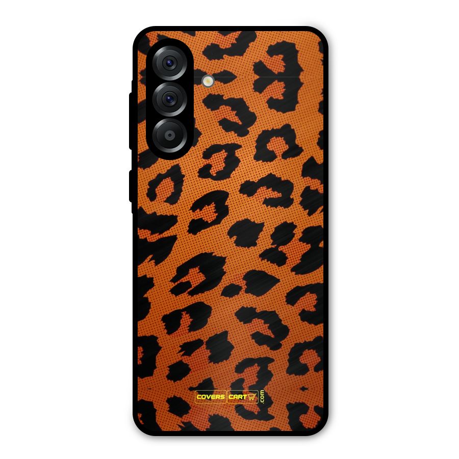 Leopard Metal Back Case for Galaxy A36