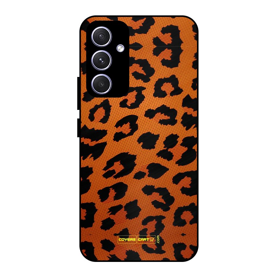 Leopard Metal Back Case for Galaxy A54