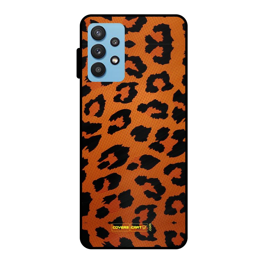 Leopard Metal Back Case for Galaxy M32 5G