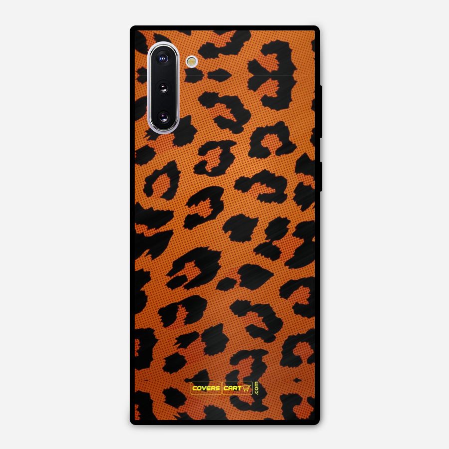Leopard Metal Back Case for Galaxy Note 10