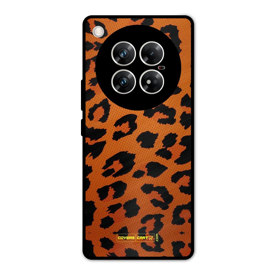 Leopard Metal Back Case for Infinix Zero 40 5G