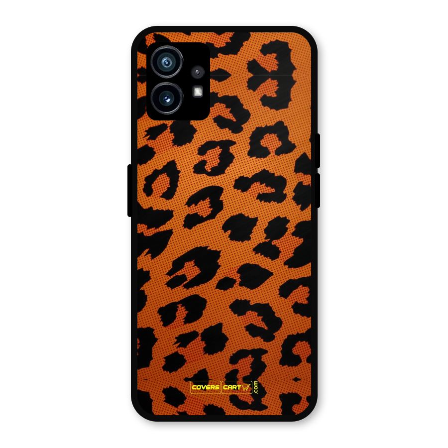 Leopard Metal Back Case for Nothing Phone 1