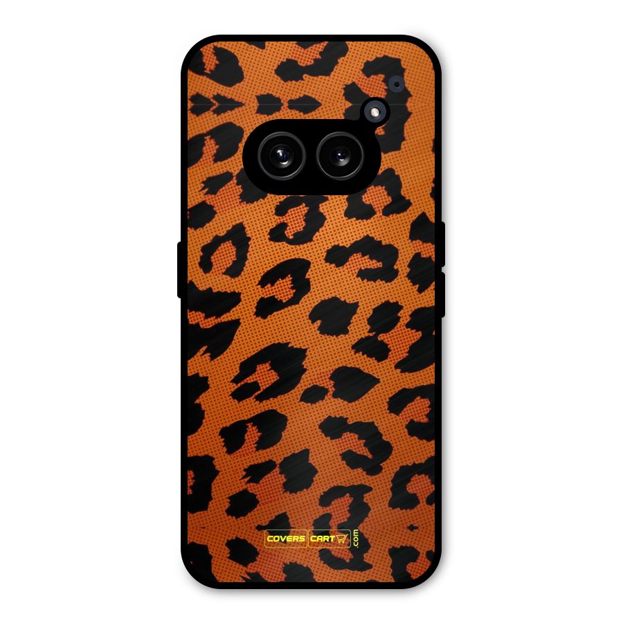 Leopard Metal Back Case for Nothing Phone 2a Plus