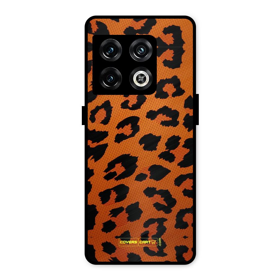 Leopard Metal Back Case for OnePlus 10 Pro 5G