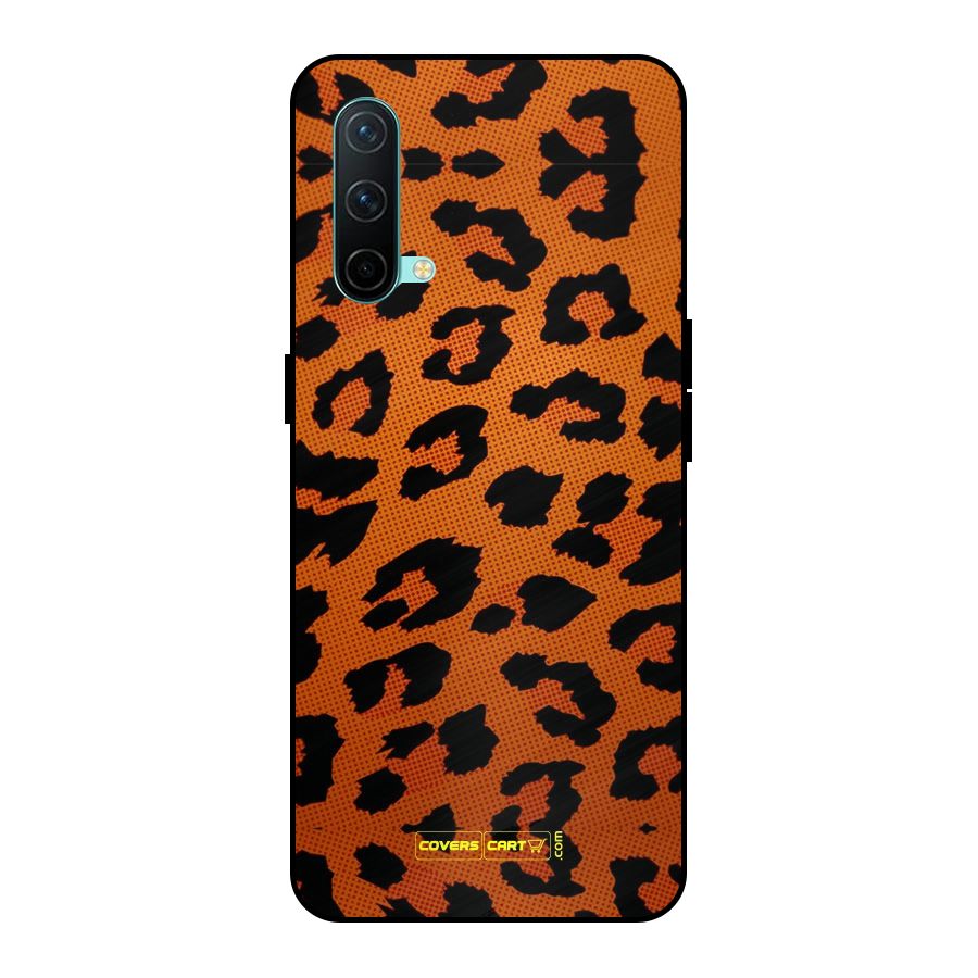 Leopard Metal Back Case for OnePlus Nord CE 5G