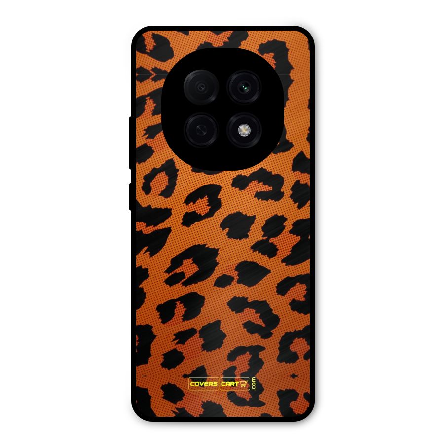 Leopard Metal Back Case for Oppo F29 Pro