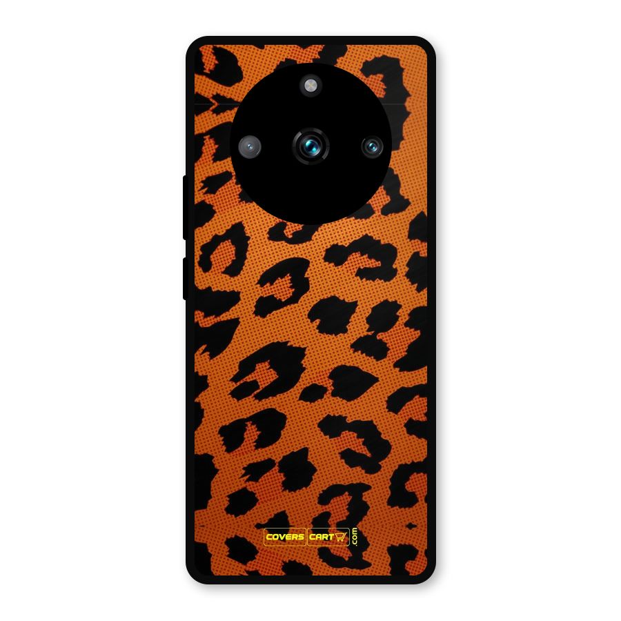 Leopard Metal Back Case for Realme 11 Pro Plus