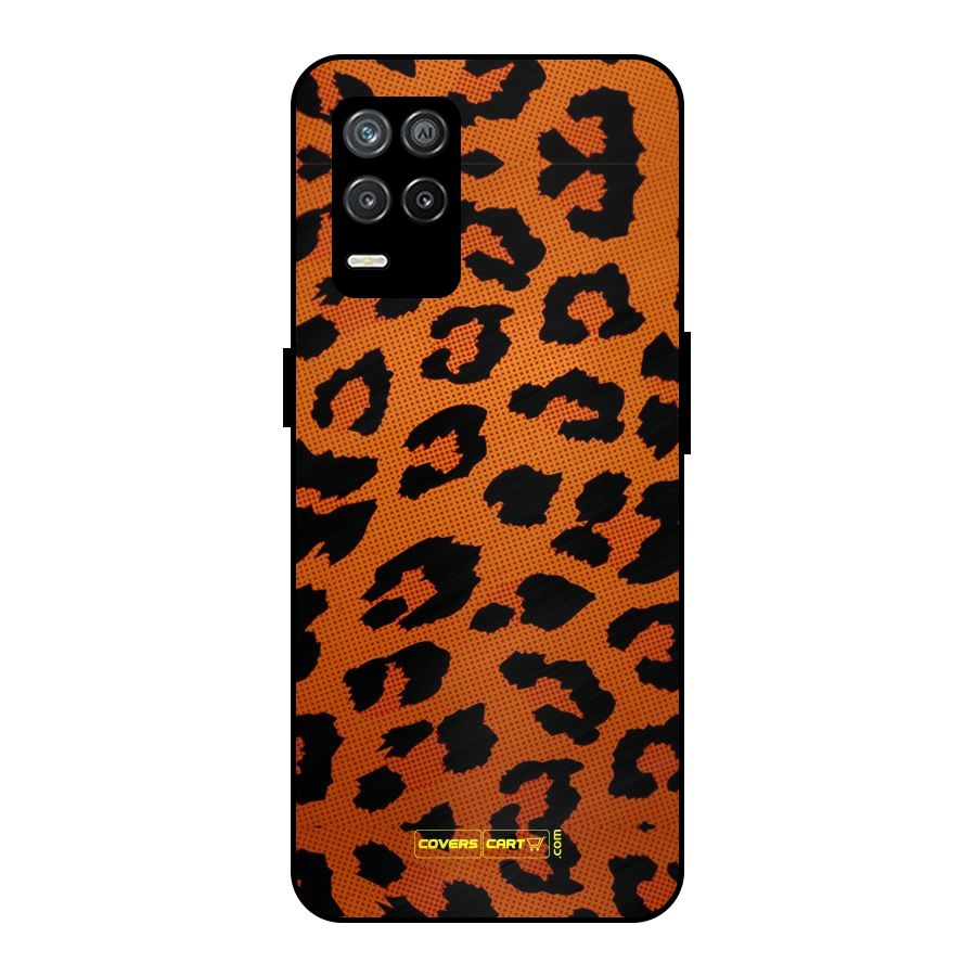 Leopard Metal Back Case for Realme 8 5G