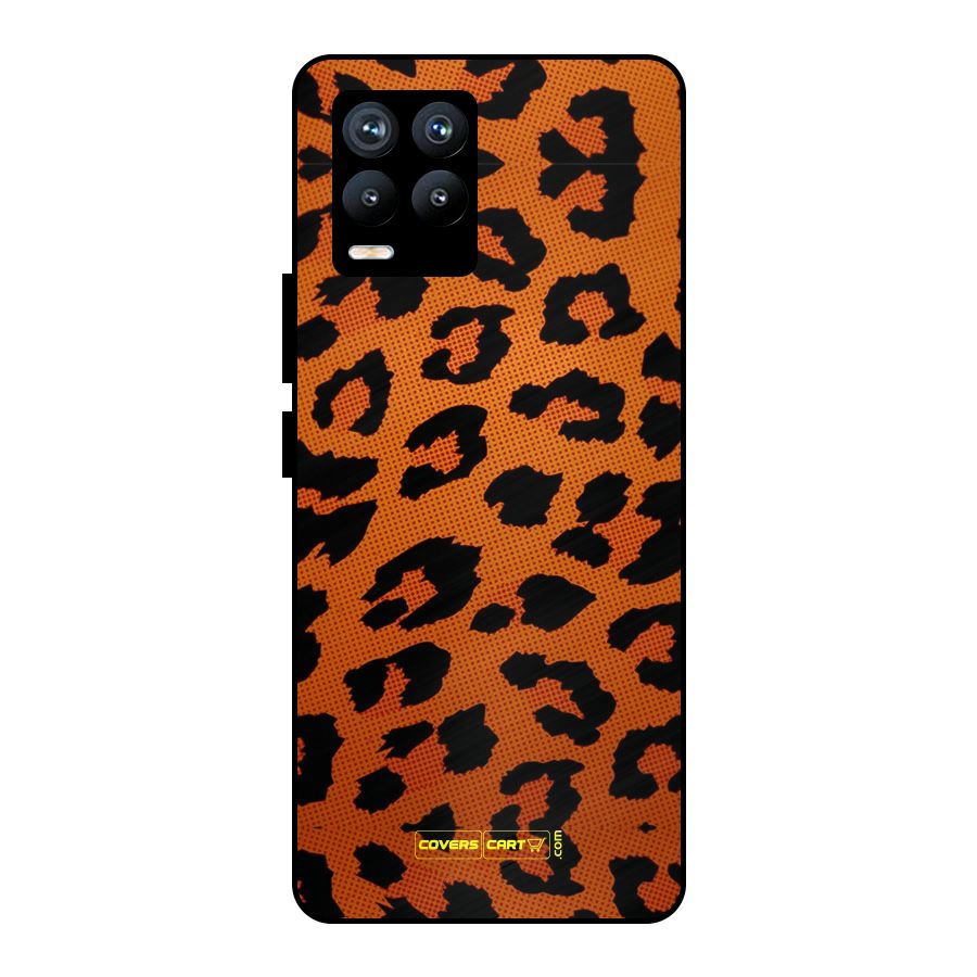 Leopard Metal Back Case for Realme 8 Pro