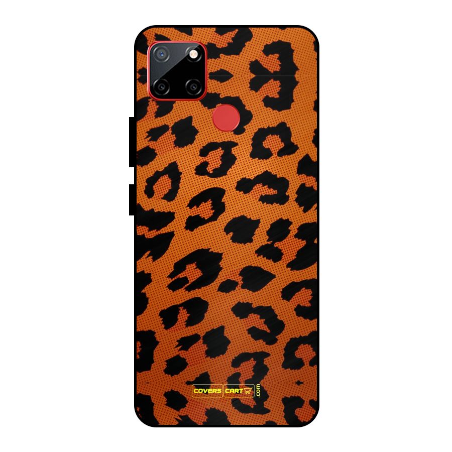 Leopard Metal Back Case for Realme C12