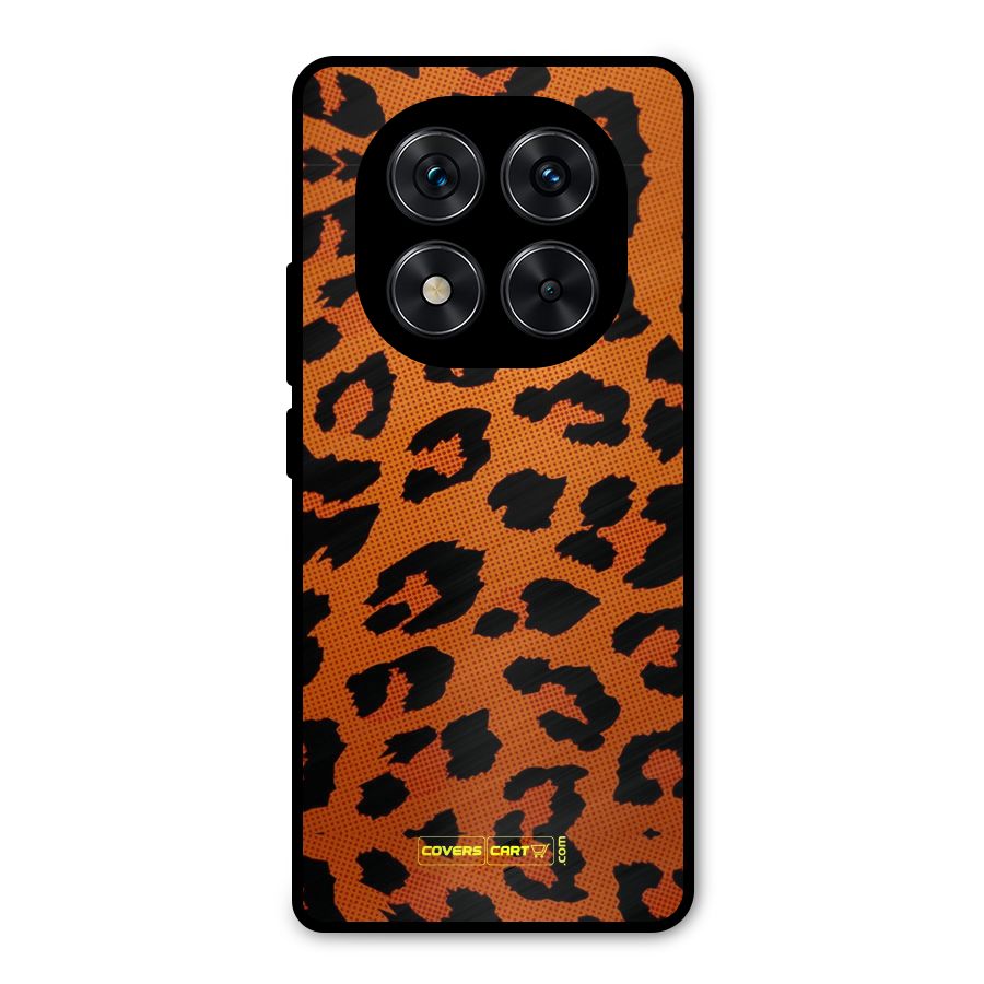 Leopard Metal Back Case for Redmi Note 14 Pro 5G