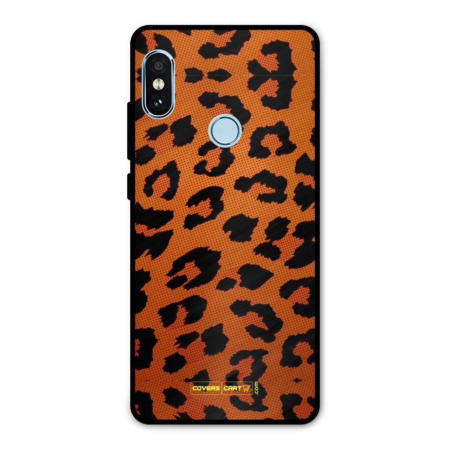 Leopard Metal Back Case for Redmi Note 5 Pro