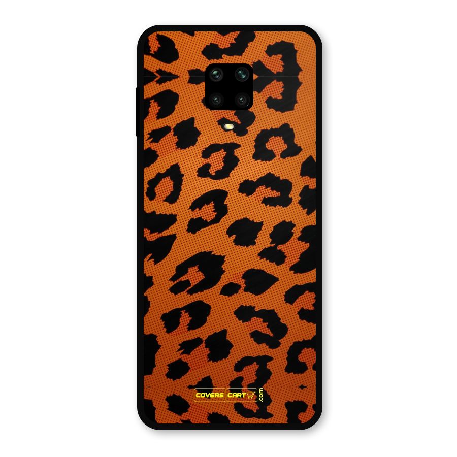 Leopard Metal Back Case for Redmi Note 9 Pro