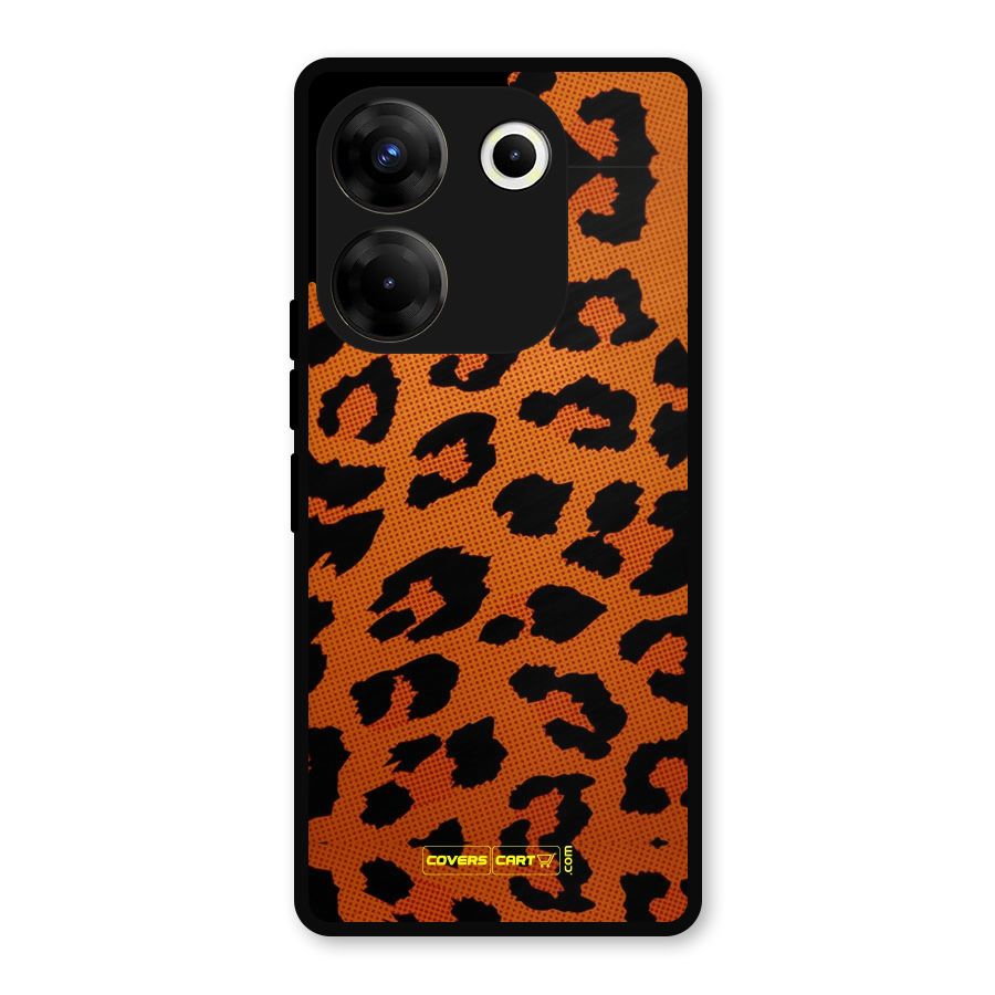 Leopard Metal Back Case for Tecno Camon 20 Pro