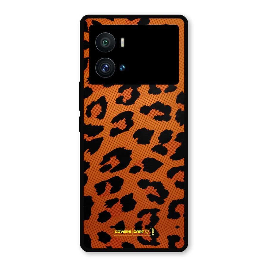 Leopard Metal Back Case for iQOO 9 Pro