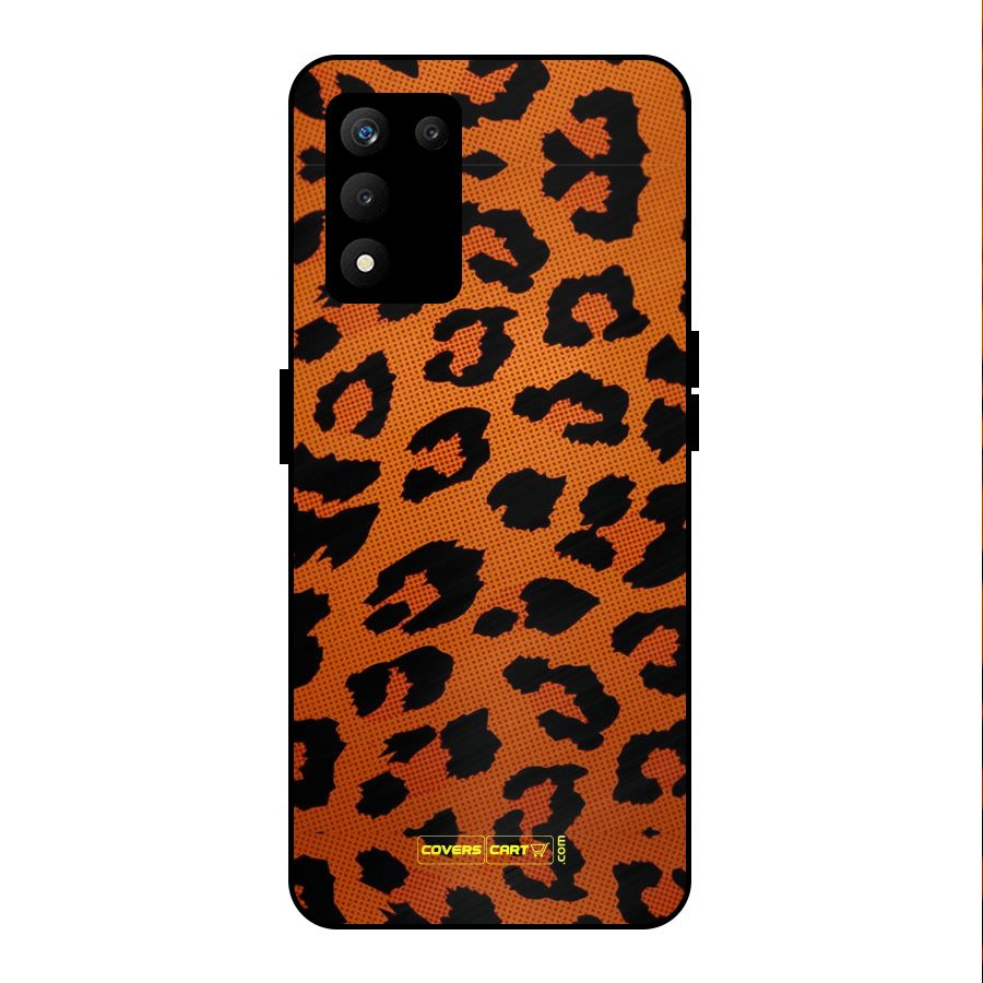 Leopard Metal Back Case for realme 9 5G SE