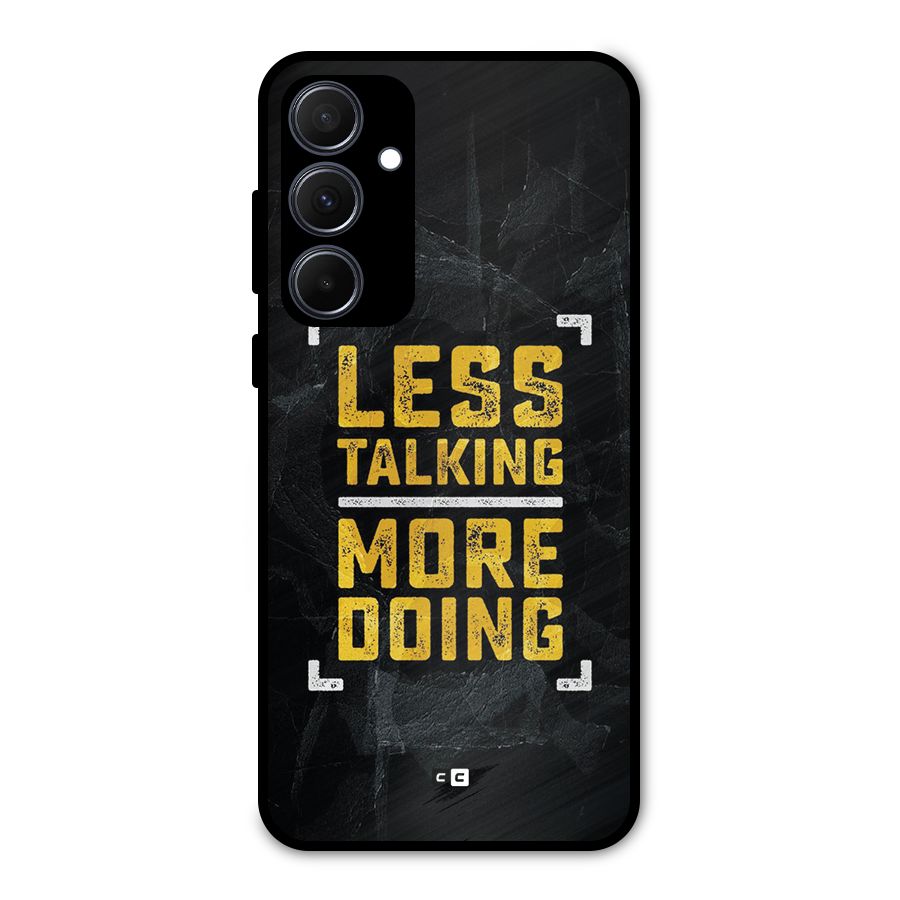 Less Talking Metal Back Case for Galaxy A35