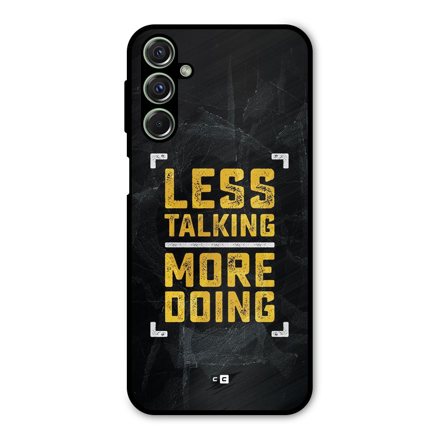 Less Talking Metal Back Case for Galaxy M34