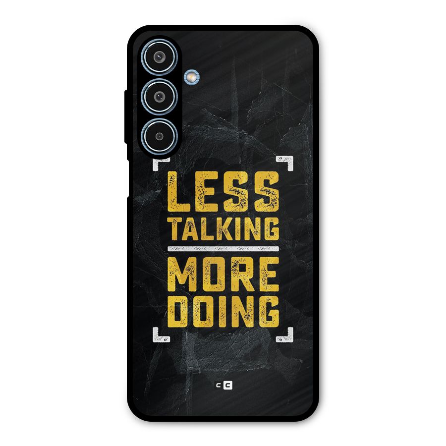 Less Talking Metal Back Case for Galaxy M35