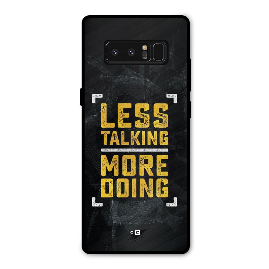Less Talking Metal Back Case for Galaxy Note 8