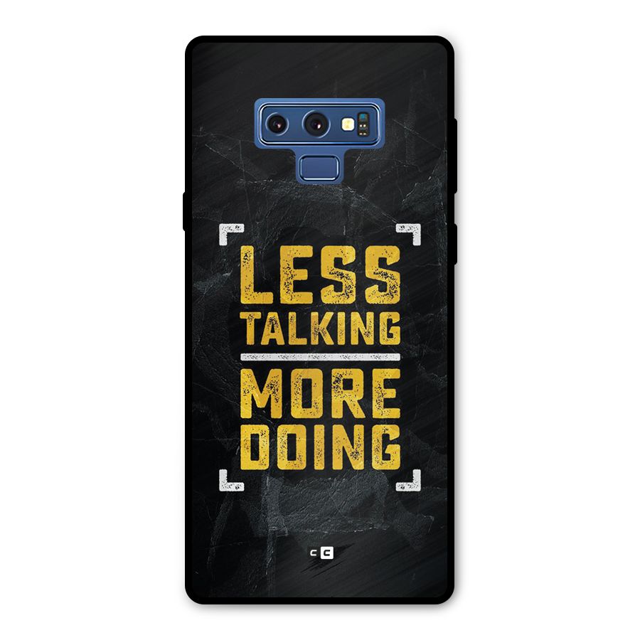 Less Talking Metal Back Case for Galaxy Note 9