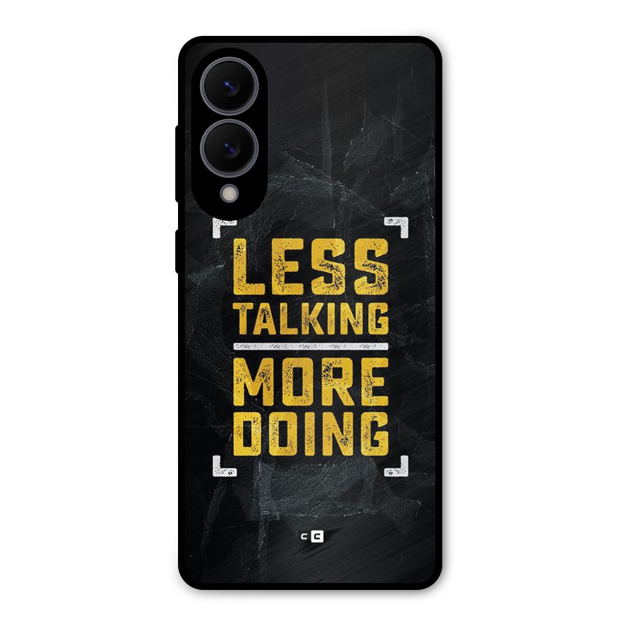 Less Talking Metal Back Case for Galaxy S25 Edge