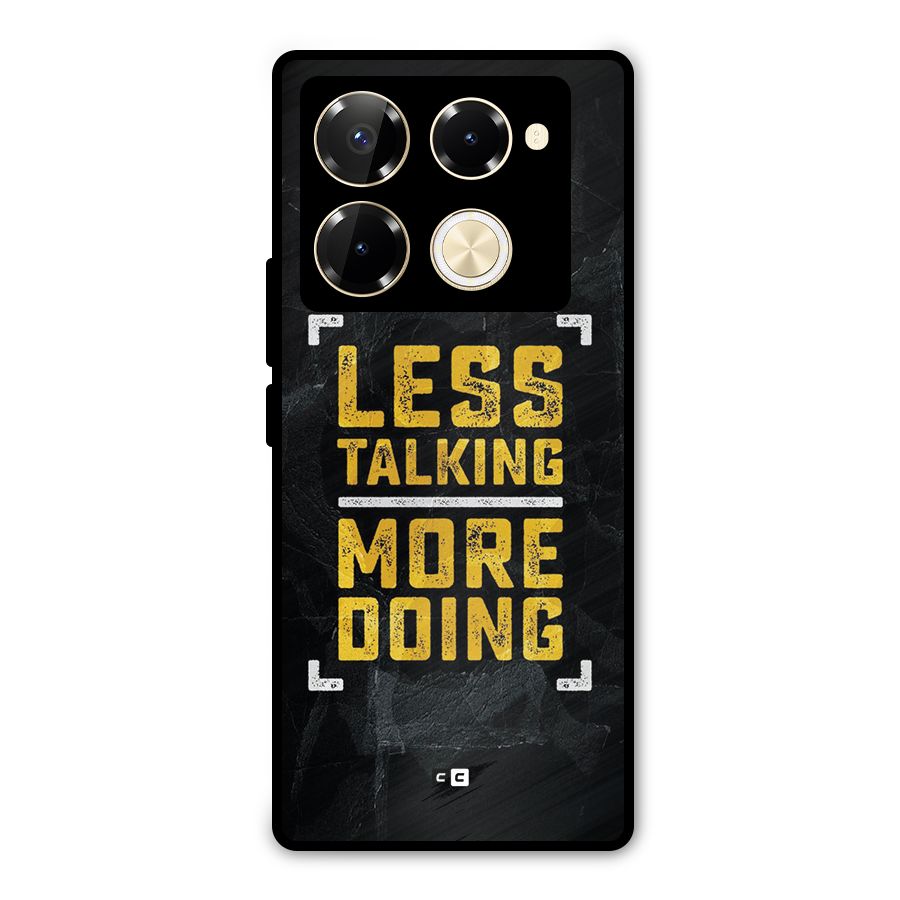 Less Talking Metal Back Case for Infinix Note 40 Pro