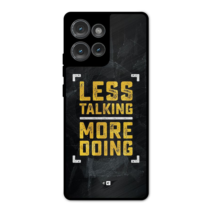 Less Talking Metal Back Case for Motorola Edge 50