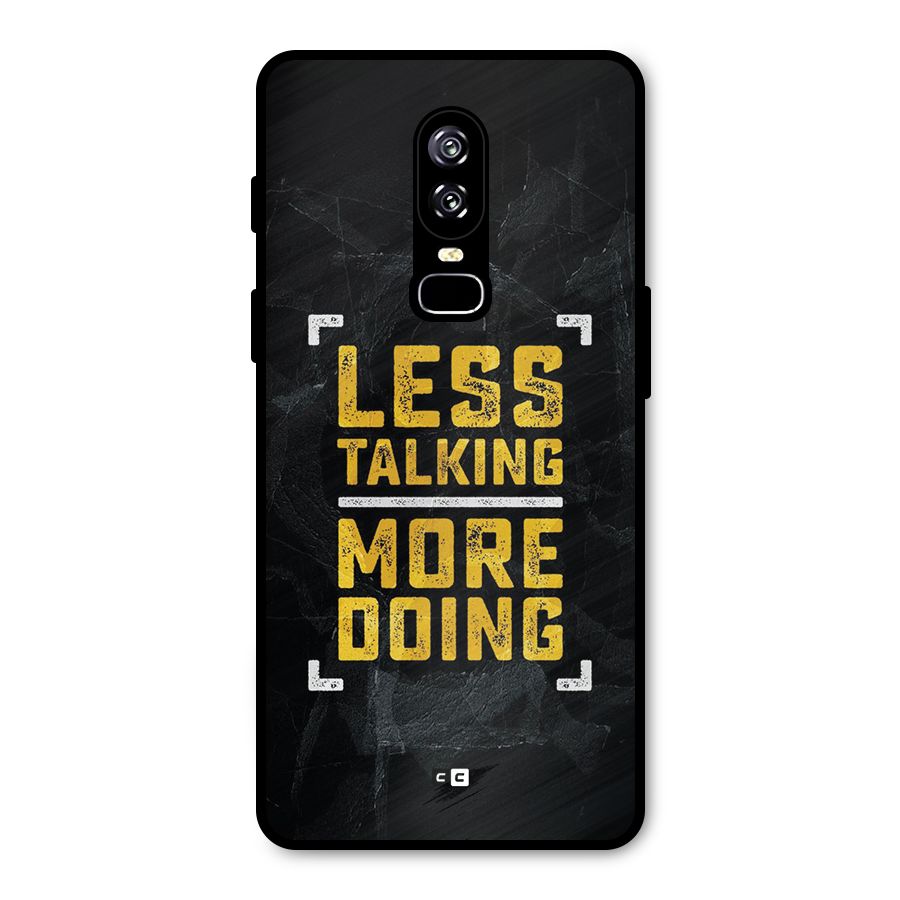 Less Talking Metal Back Case for OnePlus 6