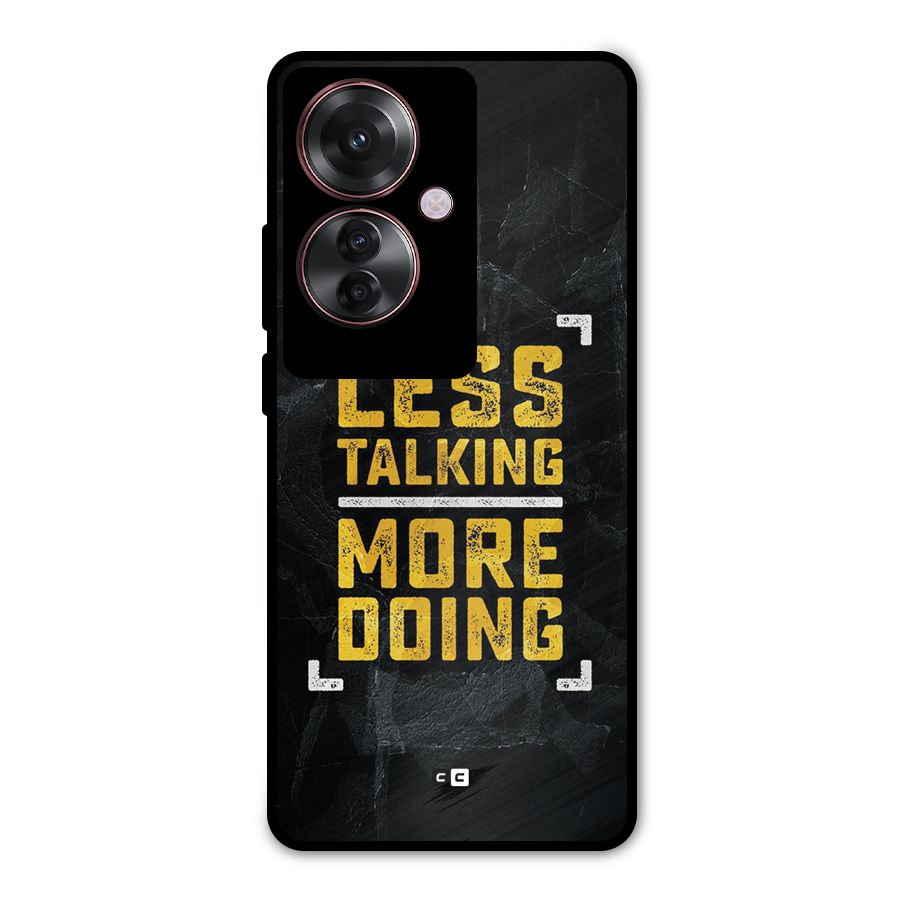 Less Talking Metal Back Case for Oppo F25 Pro