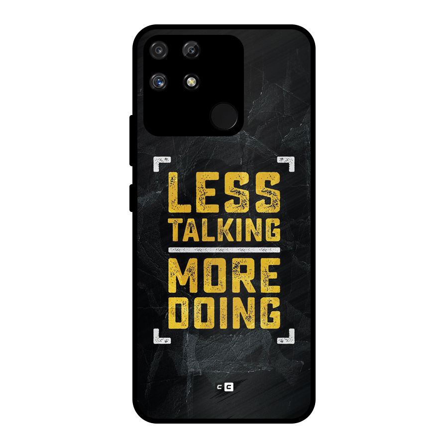 Less Talking Metal Back Case for Realme Narzo 50A