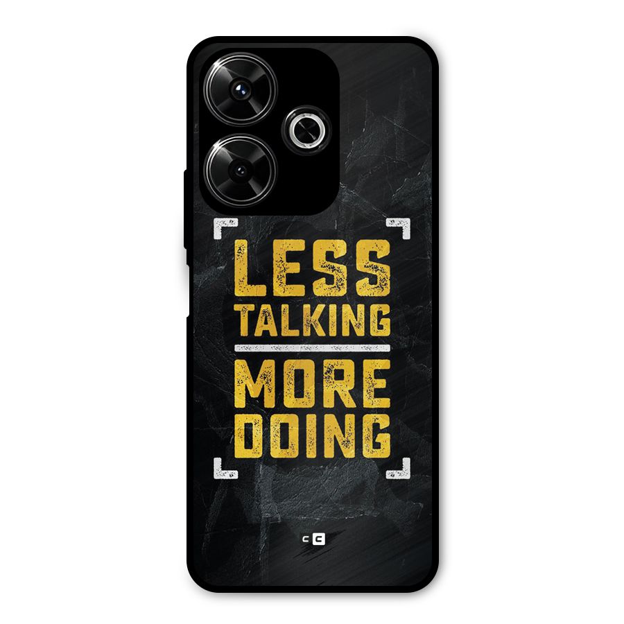 Less Talking Metal Back Case for Redmi 13 5G