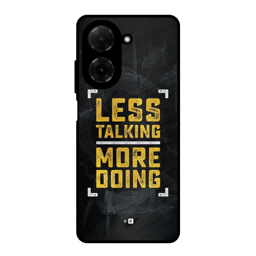 Less Talking Metal Back Case for Redmi A5 4G
