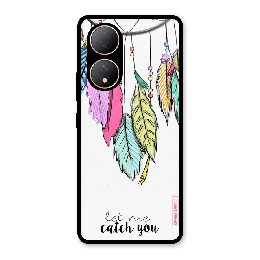Let Me Catch You Glass Back Case for Vivo Y100A