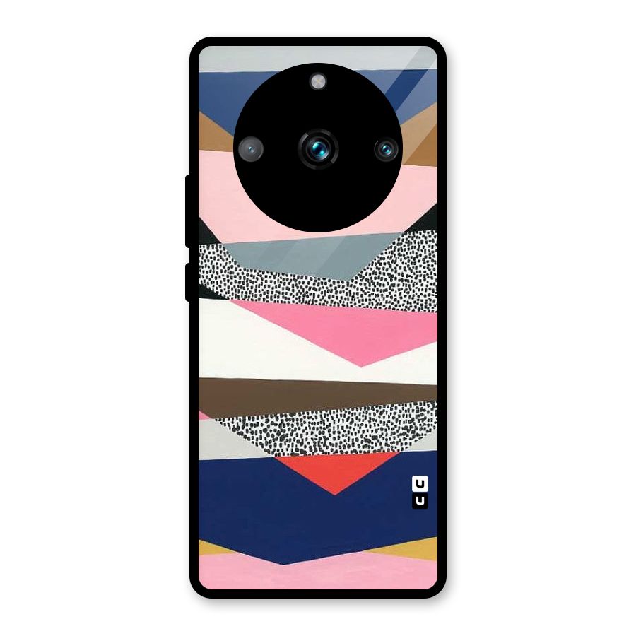 Lethal Abstract Glass Back Case for Realme 11 Pro Plus