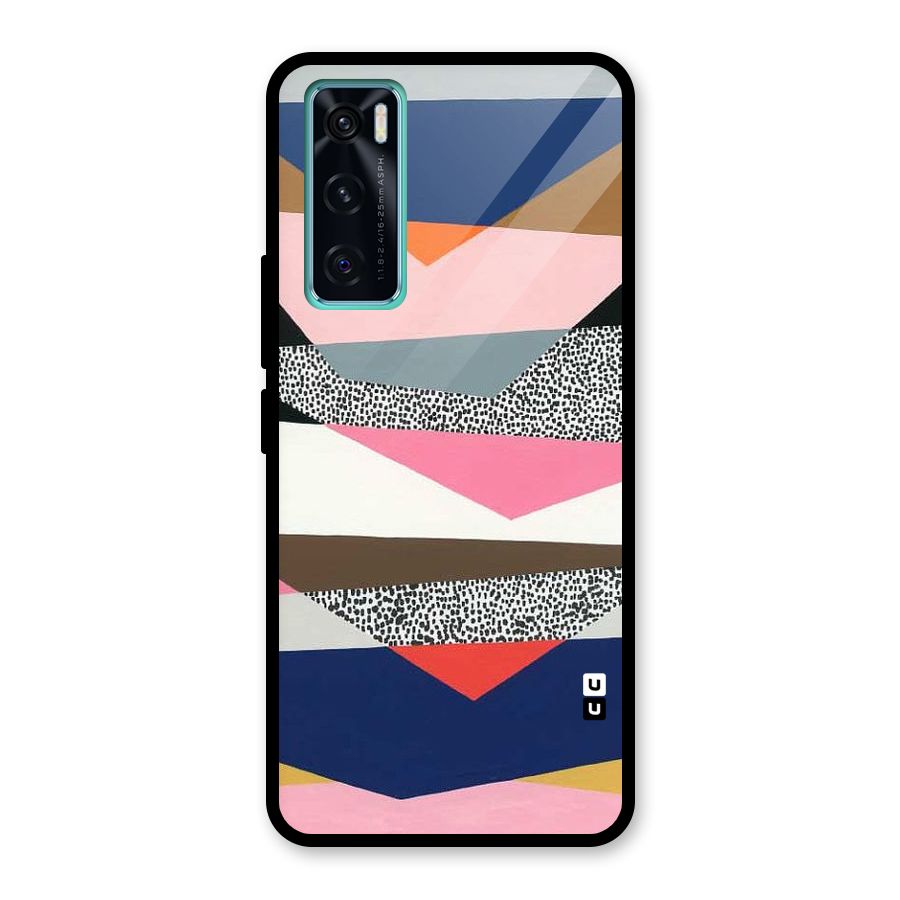 Lethal Abstract Glass Back Case for Vivo V20 SE