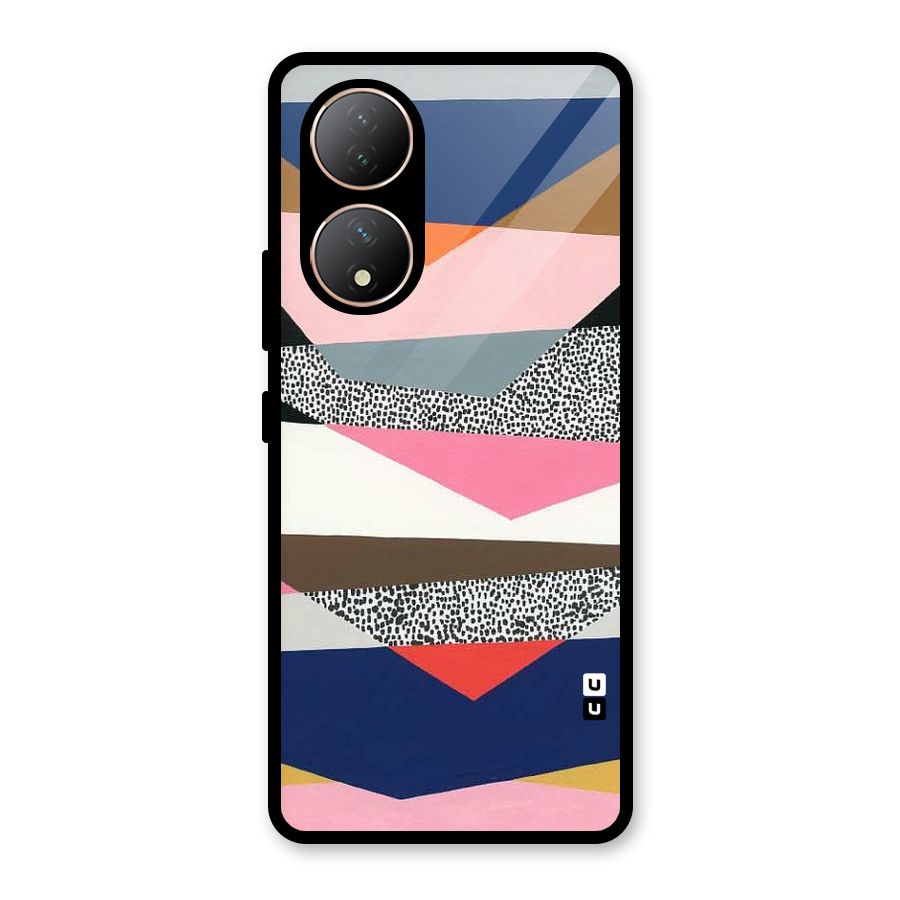 Lethal Abstract Glass Back Case for Vivo Y100A