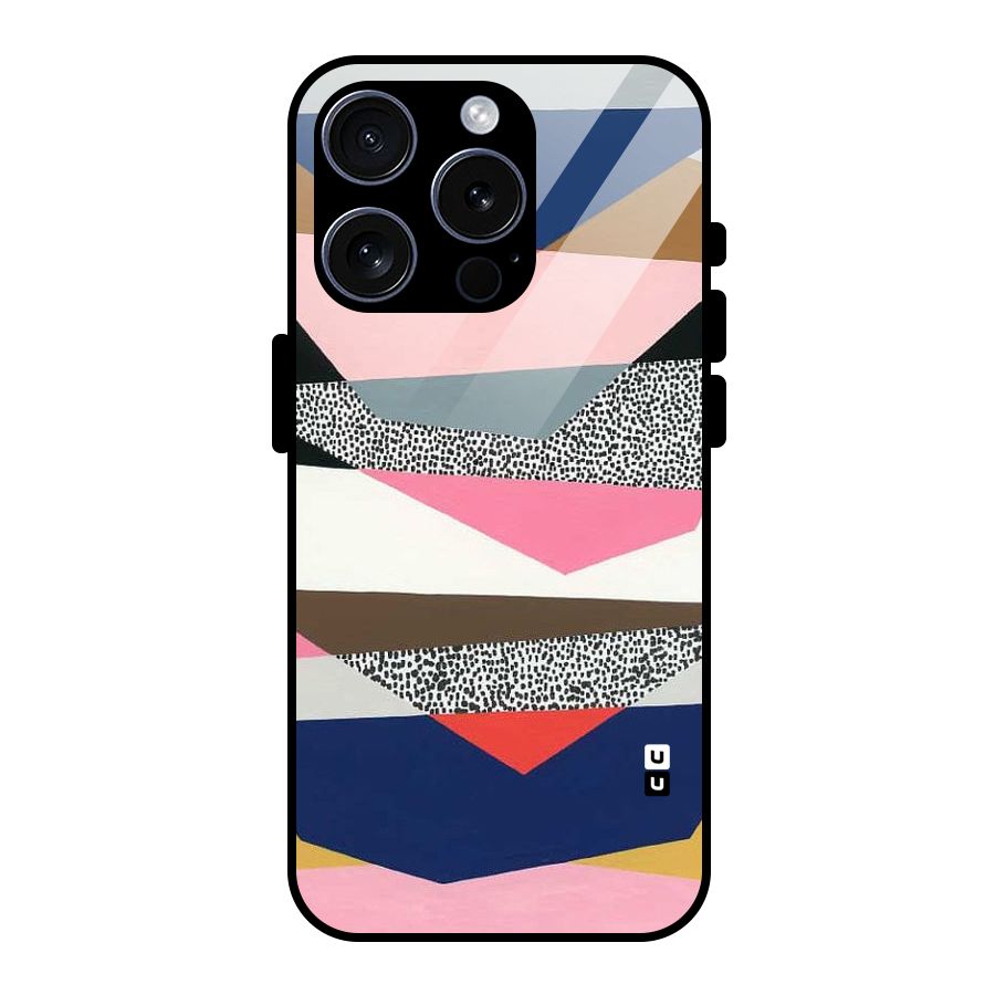 Lethal Abstract Glass Back Case for iPhone 15 Pro