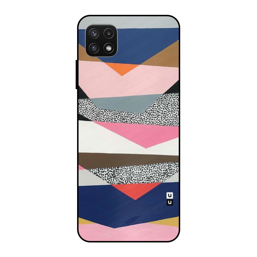Lethal Abstract Metal Back Case for Galaxy A22 5G