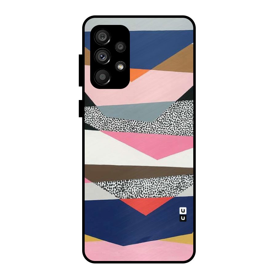 Lethal Abstract Metal Back Case for Galaxy A73 5G