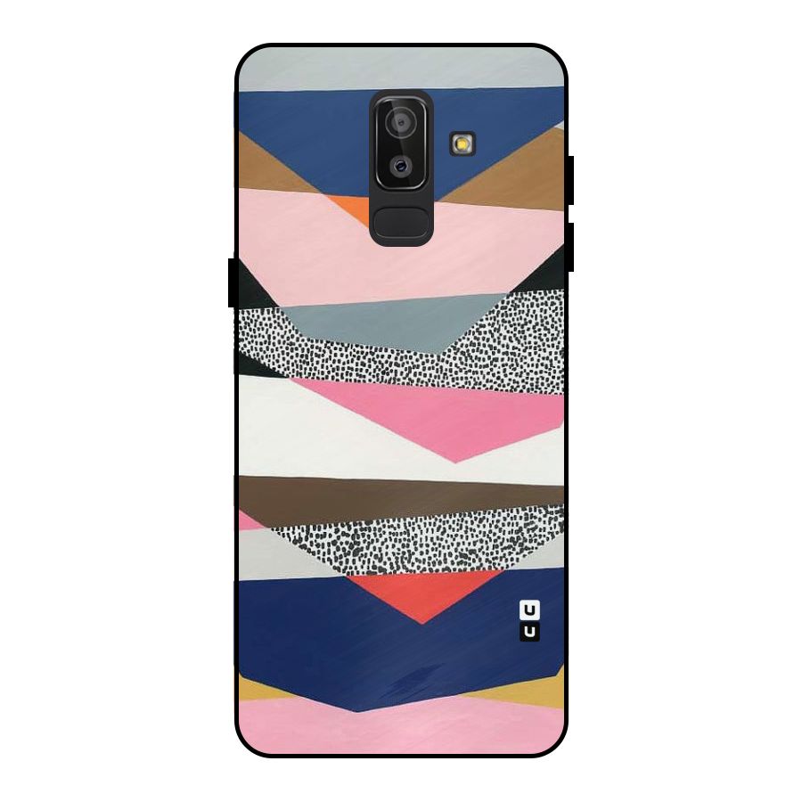 Lethal Abstract Metal Back Case for Galaxy J8