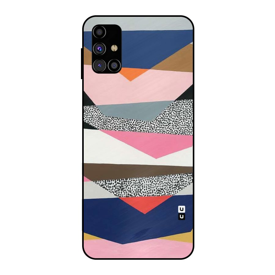 Lethal Abstract Metal Back Case for Galaxy M31s