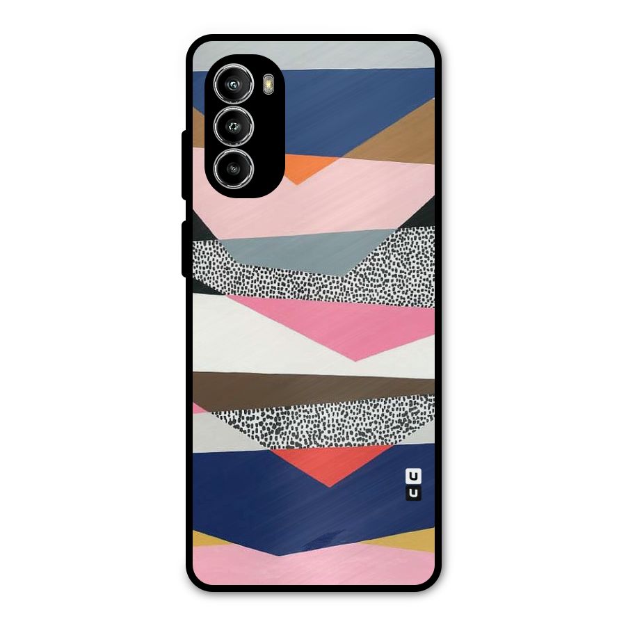 Lethal Abstract Metal Back Case for Moto G52