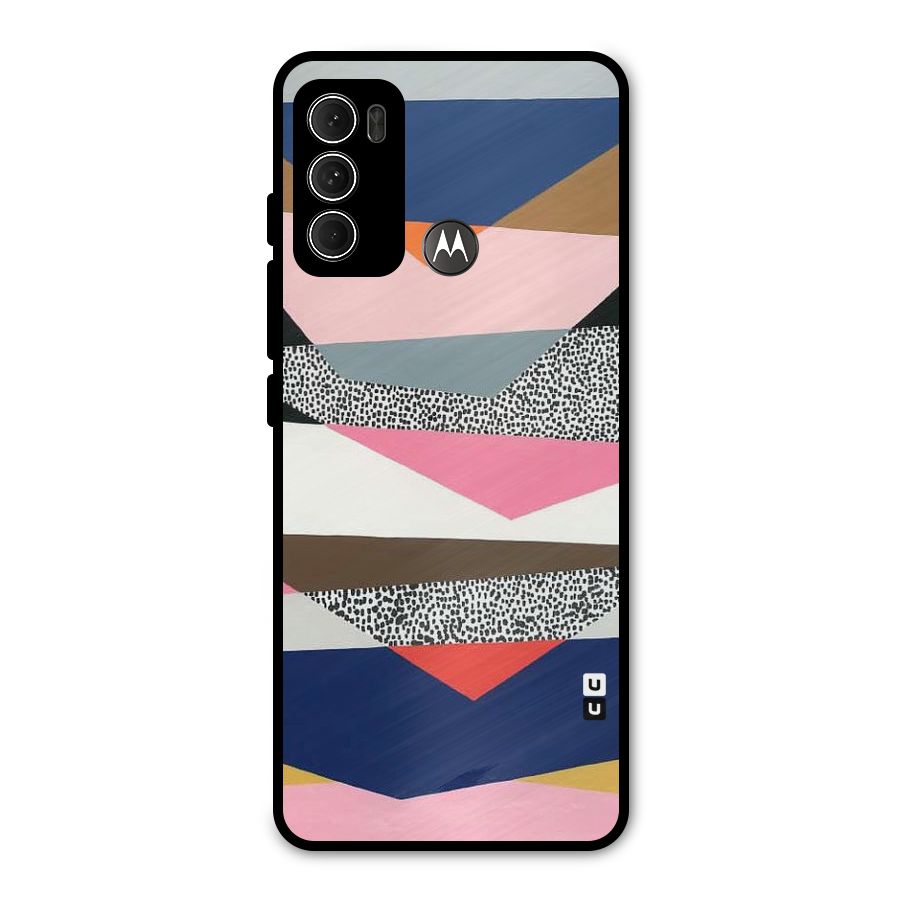 Lethal Abstract Metal Back Case for Moto G60