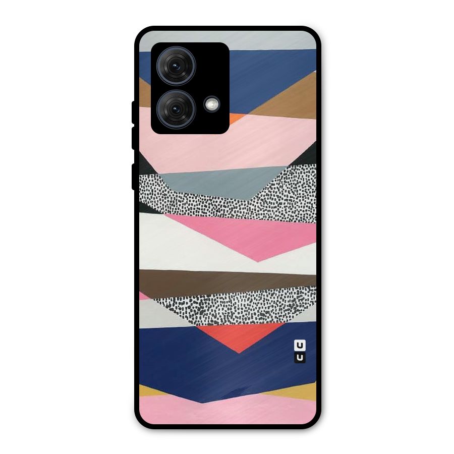 Lethal Abstract Metal Back Case for Moto G84