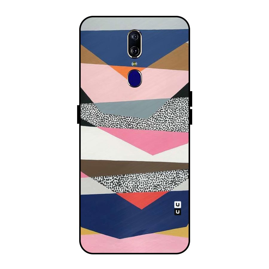 Lethal Abstract Metal Back Case for Oppo F11