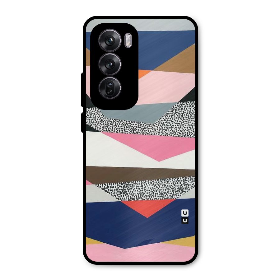 Lethal Abstract Metal Back Case for Oppo Reno12 Pro