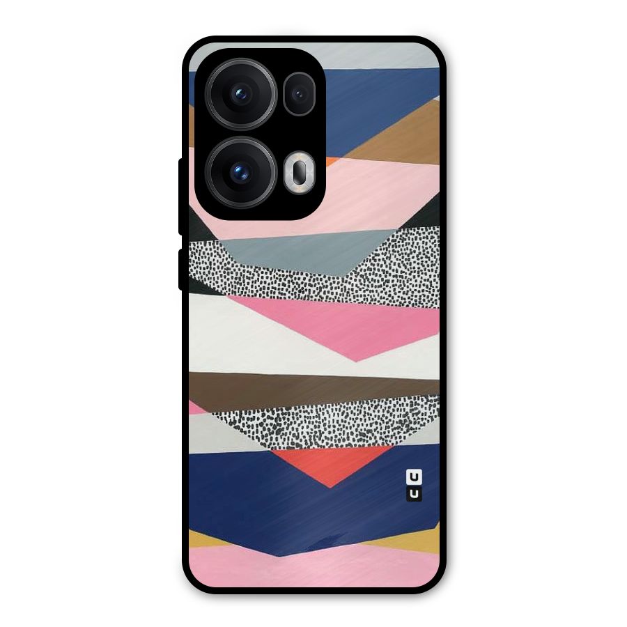 Lethal Abstract Metal Back Case for Oppo Reno13 Pro