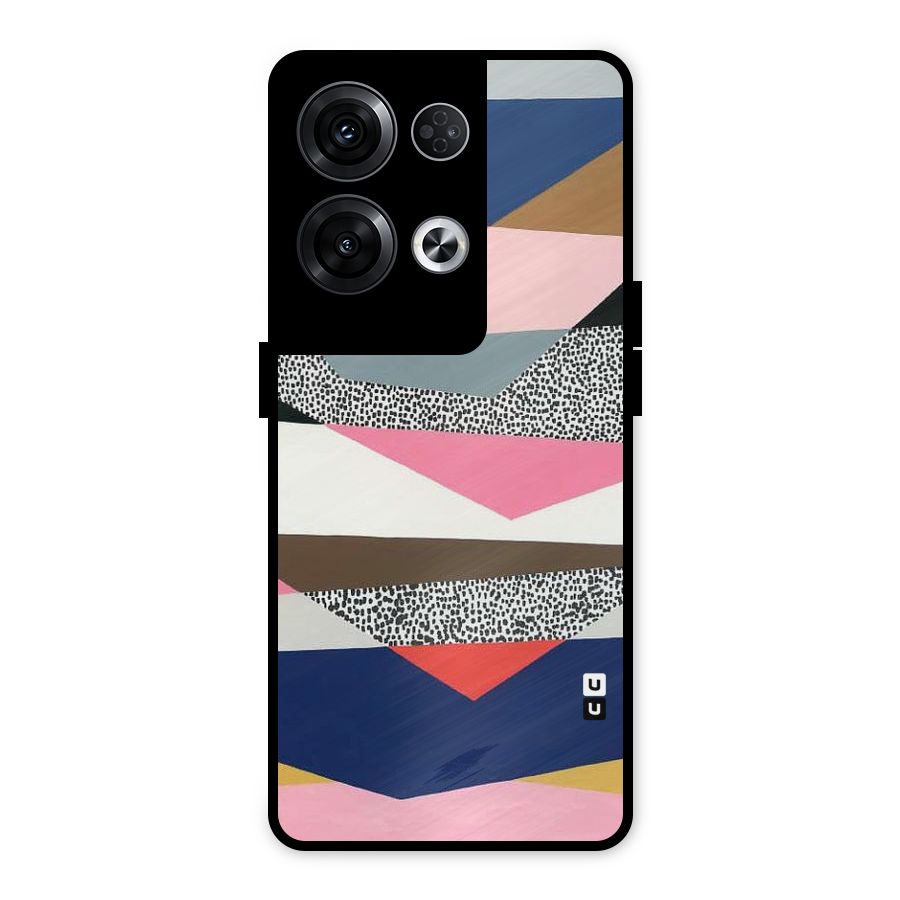 Lethal Abstract Metal Back Case for Oppo Reno8 Pro 5G